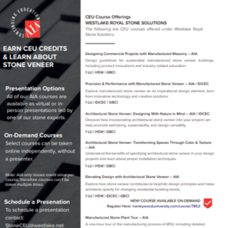 AIA COURSE OFFERINGS