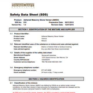 SAFETY DATA SHEET